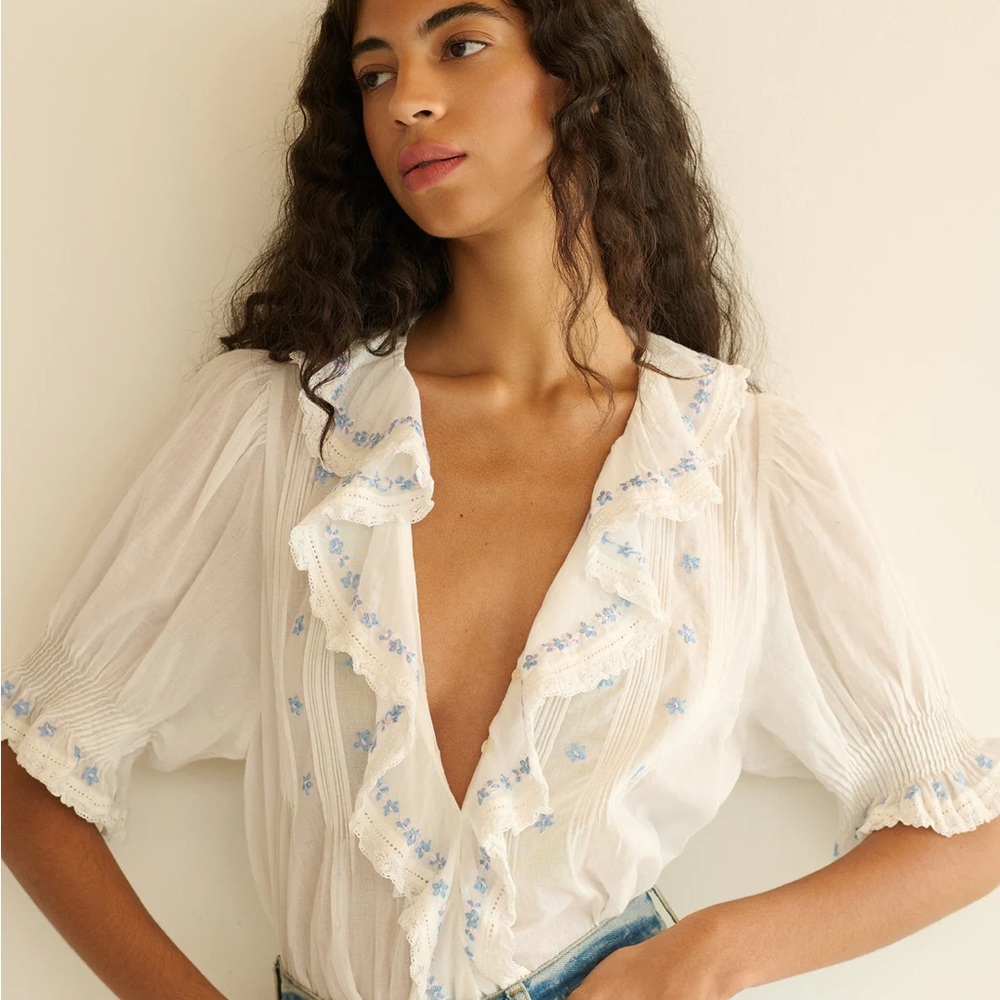 NWT Doen Hettie Blouse
